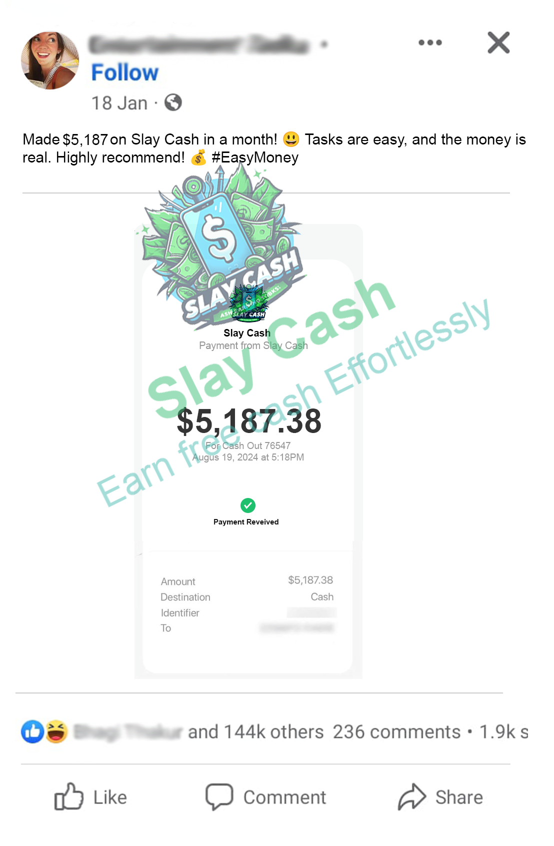 payment proof