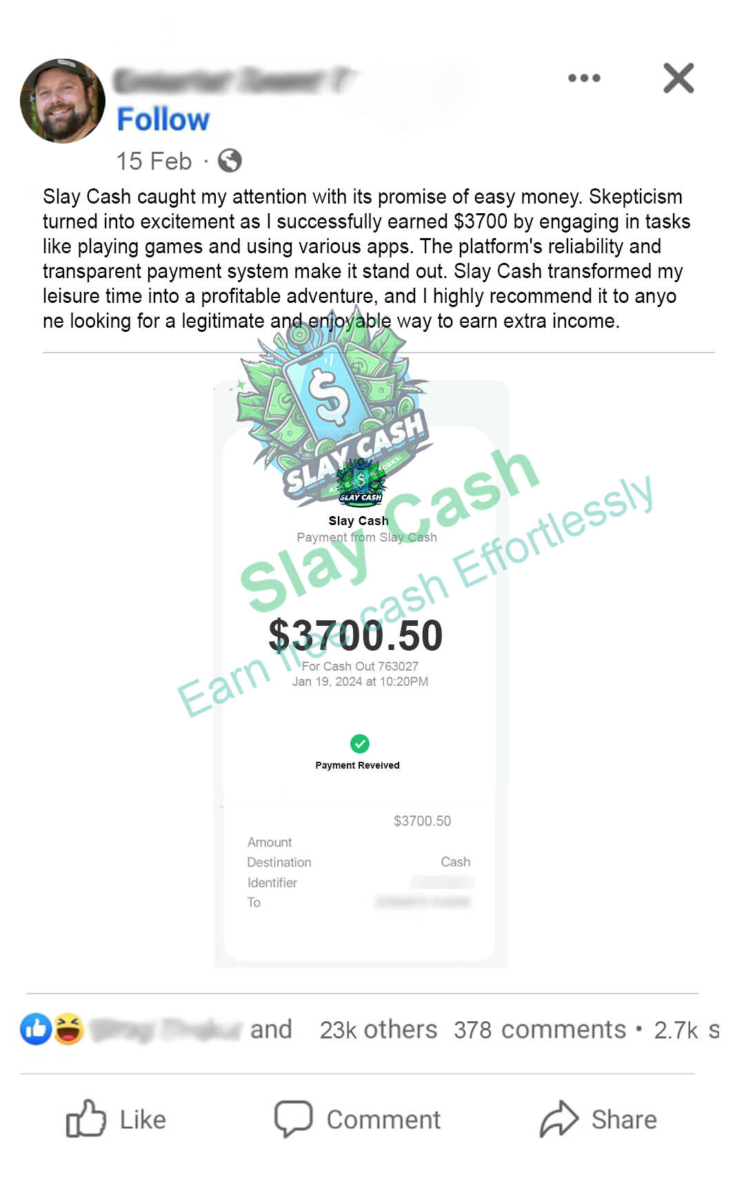 payment proof