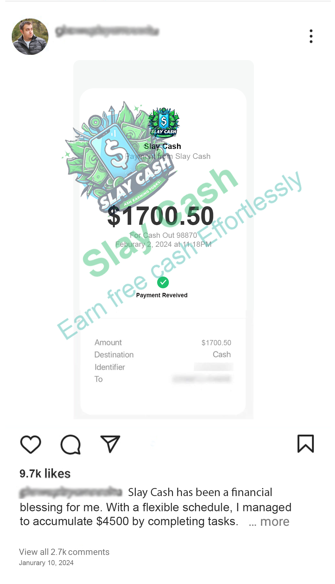 payment proof